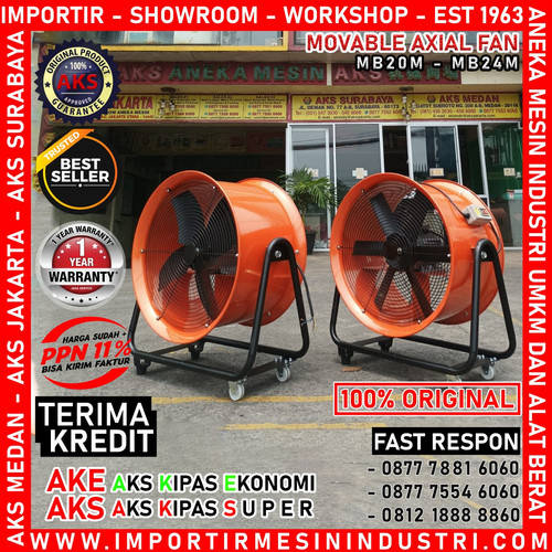 [EZM.3602140] Kipas Tabung /Cylinder Fan High Speed 220V/1450 Rpm AKS-MB24M