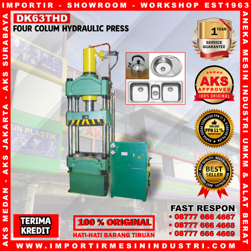 [EZM.3602143] Mesin Pres Hidrolik 63 Ton 4 Tiang - DK63THD