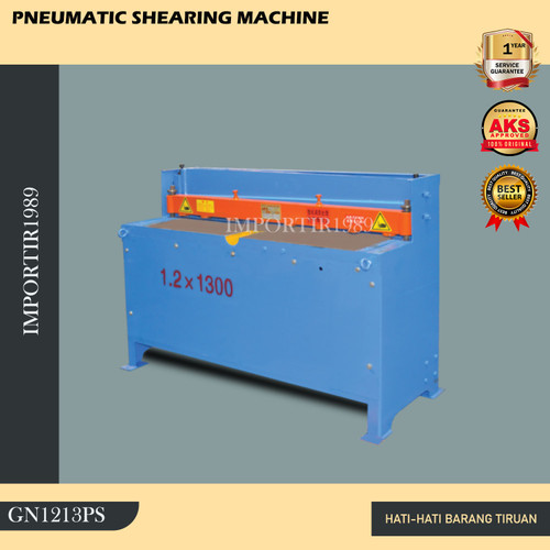 [EZM.3602163] Pneumatic Shearing Mesin Shearing Potong Plat 1,2x1300mm Type GN1213PS