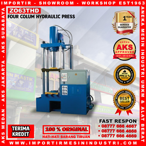 [EZM.3602170] Mesin Pres Hidrolik 4 Tiang-Hydraulic Press Machine 63Ton Type ZO63THD