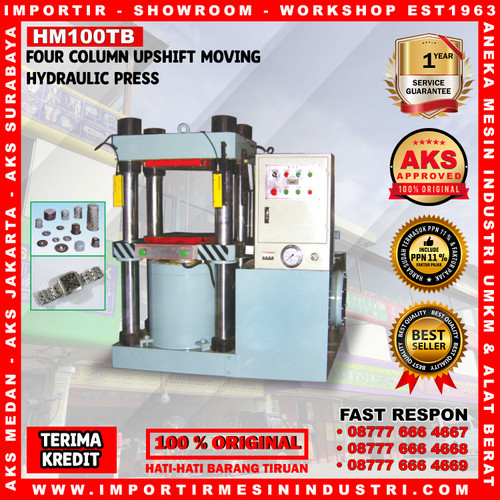 [EZM.3602174] Mesin Press Hidrolik 4 Tiang Upshift Moving Hidrolik Type HM100TB