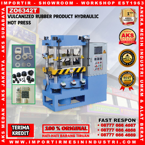 [EZM.3602180] Mesin Hidrolik Vulcanized Rubber Hydraulic Press 63Ton Type ZO6342T