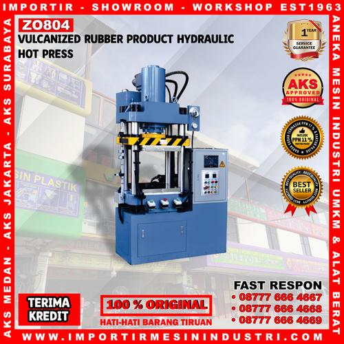 [EZM.3602182] Mesin Hidrolik Pres Vulcanized Rubber Hydraulic Pres 80 Ton Type ZO804