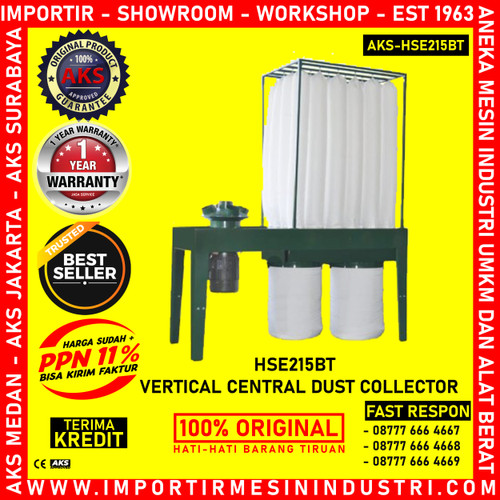 [EZM.3602196] Mesin Penghisap Debu Vertical Central Dust Collector 15 HP HSE215BT