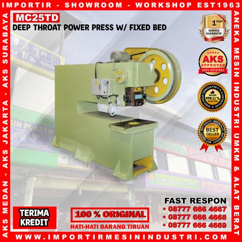 [EZM.3602197] Mesin Pon Power Press Machine 25 Ton Deep Throat Type MC25TD