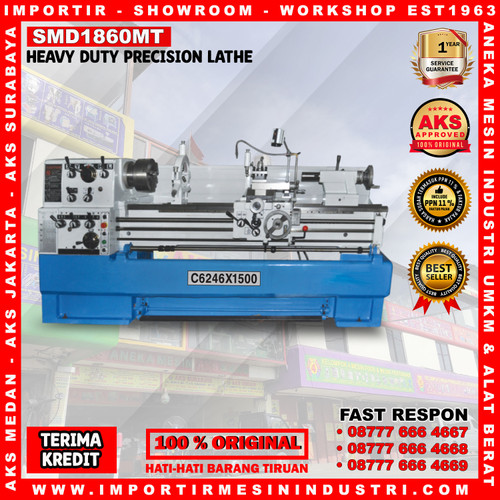 [EZM.3602224] Heavy Duty Precision Lathe 1500 mm Type SMD1860MT Mesin Bubut Besi