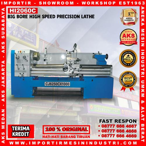 [EZM.3602243] Big Bore Precision Lathe Machine Type HI2060C Mesin Bubut Besi 1500 mm