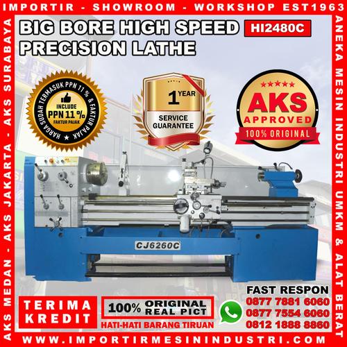 [EZM.3602245] Mesin Bubut Besi 2000 mm Big Bore Precision Lathe Machine type HI2480C