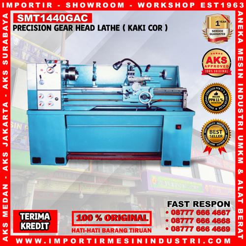 [EZM.3602254] SMT1440GAC Mesin Bubut Besi Precision Gear Head Lathe Machine 35x100cm