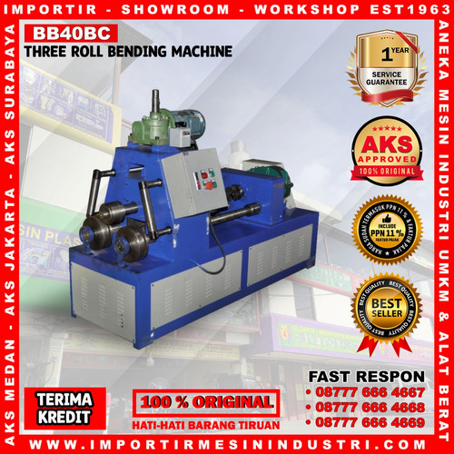 [EZM.3602263] Roll Hydraulic Three Roll Bending Machine / Mesin Tekuk Pipa BB40BC