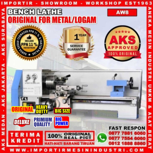 [EZM.3602266] Bench Lathe / Mesin Bubut Besi 20L 200 x 430 mm AW8