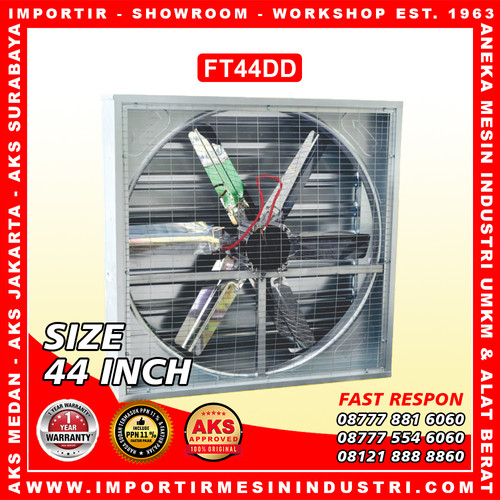 [EZM.3602284] Box Fan Kipas kotak 44 inch Direct drive fan 3 phase AKS-FT44DD