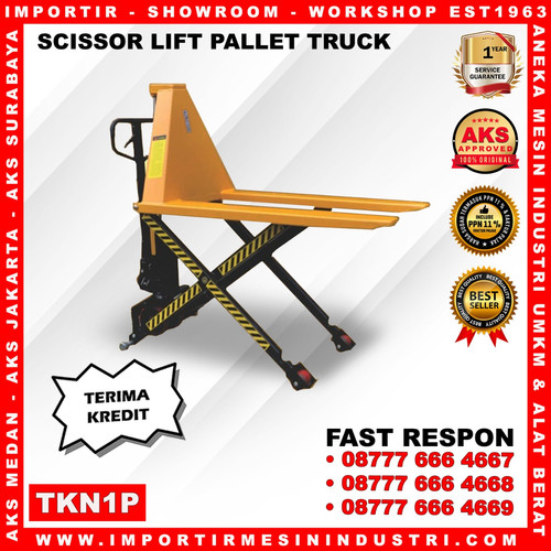 [EZM.3602288] Hand Pallet Scissor / Hand Lift / Stacker Gunting 1 Ton - TKN1SP