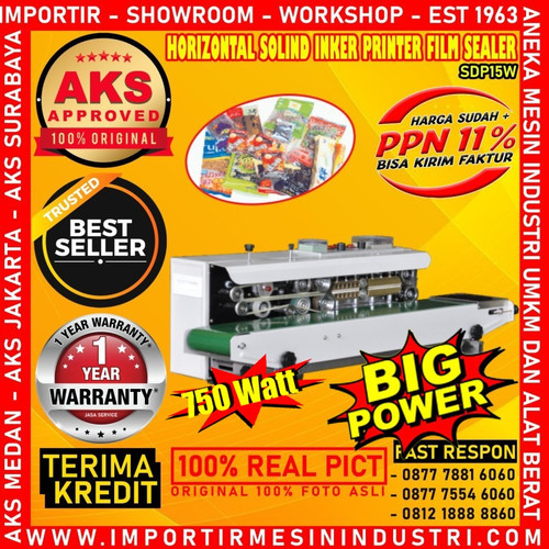 [EZM.3602293] MESIN SEGEL PLASTIK KEMASAN CONTINUOUS BAND SEALER