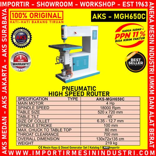 [EZM.3602295] Machine Router Kayu High Speed Router AKS - MGH650C