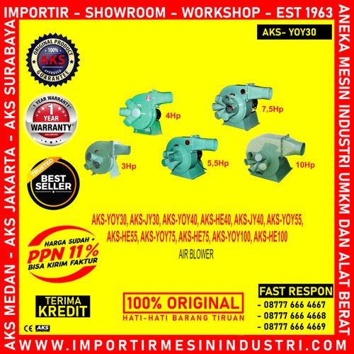 [EZM.3602316] Blower Keong Udara Air Blower 4 Hp