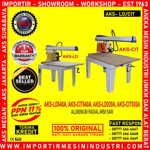 [EZM.3602334] Mesin Gergaji Potong Kayu Alumunium Radial ARM SAW