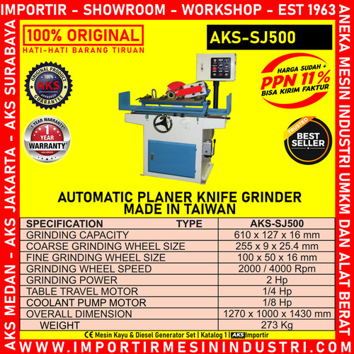 [EZM.3602364] ALAT Gerinda Kayu Automatic Planer Knife Grinder AKS-SJ500