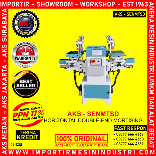 [EZM.3602372] Mortising Horizontal Double End Mesin Bubut Kayu Ganda SENMTSD
