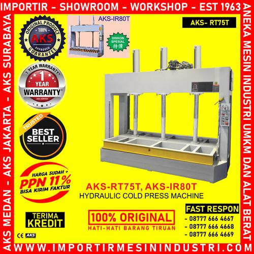 [EZM.3602388] Press Kayu Hidrolik 75 Ton Hydraulic Cold Press Machine RT75T