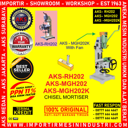 [EZM.3602389] Machine Chisel Mortiser Wood Bar Bor Bobok Pembolong Kayu RH202