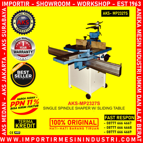 [EZM.3602397] Machine Profile Single Spindle Shaper W/Slinding Table - MP2327S