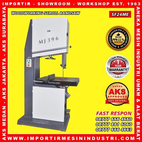 [EZM.3602403] Machine Kayu Alat Potong Kayu Woodworking scrol bandwas AKS-SF24ME