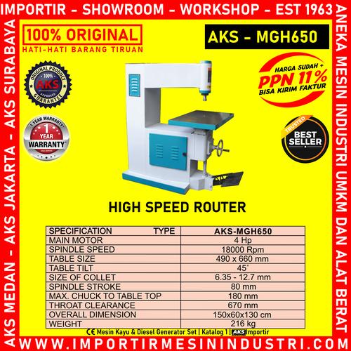[EZM.3602407] Machine Router Kayu High Speed Router MGH650