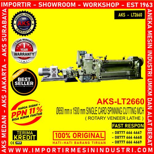 [EZM.3602410] Machine Kupas Kayu Single Card Spinning MCH LT2660