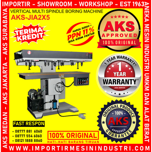 [EZM.3602439] Pengebor Kayu Vertikal Multi Spindel Boring Hole Machine JIA2X5