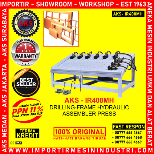 [EZM.3602441] mesinPress Kusen Kayu Drilling Frame Hydraulic Assembler Press IR408MH