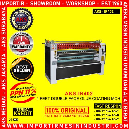 [EZM.3602445] Mesin Kayu Pelapis Lem Penampang Ganda 4 Feet Glue Coating IR402