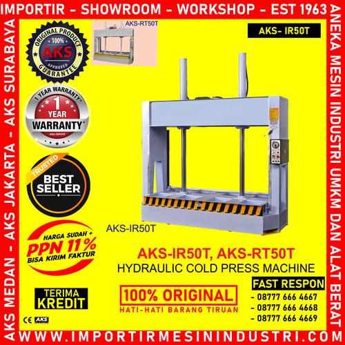 [EZM.3602447] Mesin Press Kayu Hidrolik 50Ton Hydraulic Press Machine AKS - IR-50T
