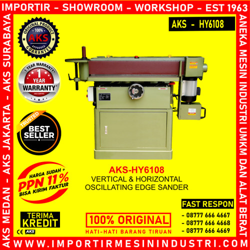 [EZM.3602448] Machine Pengupas Kayu ocillating Edge Sander AKS- HY6108