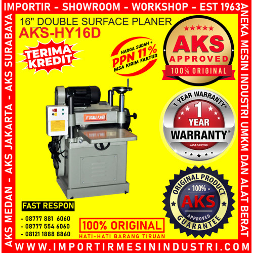 [EZM.3602451] Serut Kayu Double Surface Planer Machine HY16D