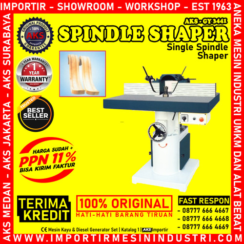 [EZM.3602456] Machine Serut Kayu Single Spindle Shaper GY3441