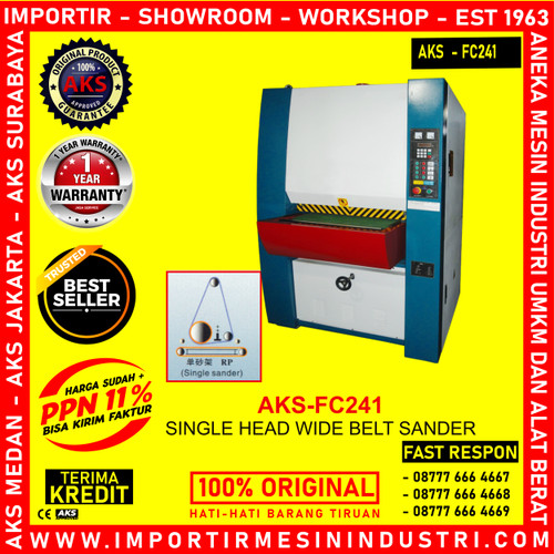 [EZM.3602467] Machine Amplas Kayu Tali Lebar Single Head Wide Belt Sander FC241