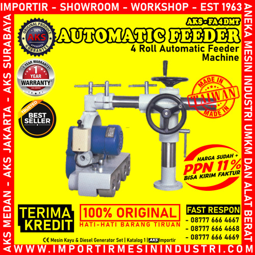 [EZM.3602477] Machine Fedeer Wood 4 Roll Otomatis Machine AKS - FA4DMT