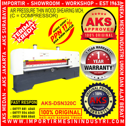 [EZM.3602478] Pembentuk Permukaan Kayu Air Preasure Thin Wood MACHINE - DSN320C