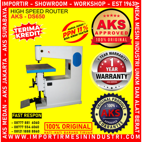 [EZM.3602482] Mesin Router Kayu High Speed Router DS650
