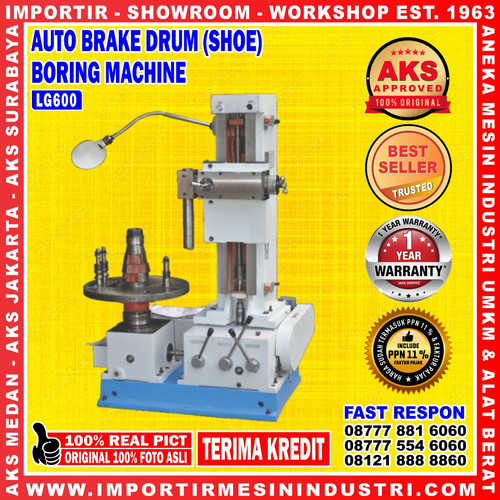 [EZM.3602492] LG600 Alat Korter rem tromol drum Auto Brake Drum (Shoe) Boring 1.1Kw