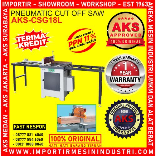 [EZM.3602502] Mesin Potong Kayu Pneumatic Cut Off Saw AKS - CSG18L