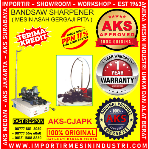[EZM.3602522] MACHINE Asah Gergaji Pita Bandsaw Sharpener CJAPK