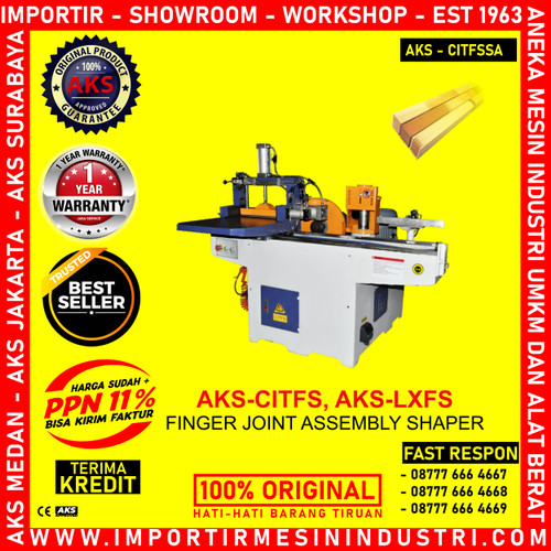 [EZM.3602534] Machine pengambung Kayu Sendi Jari Semi Auto Finger Joint CITFSSA