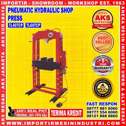 [EZM.3602538] TL60TCP Alat Pres Velg Hidrolik Hydraulic Shop Press Kapasitas 60 Ton