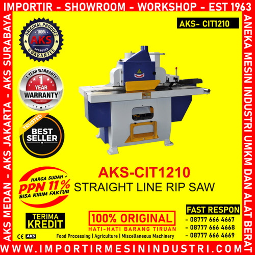 [EZM.3602546] ALAT Belah Kayu Straight Liner Rip Saw AKS - CIT1210
