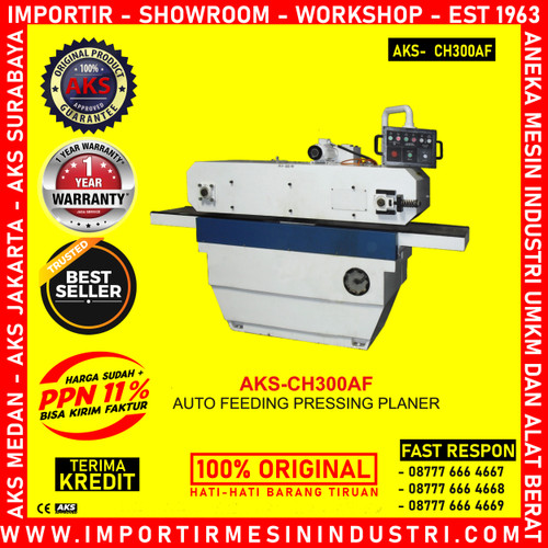 [EZM.3602558] Serut Kayu Auto Feeding Pressing Planer MACHINE CH 300 AF