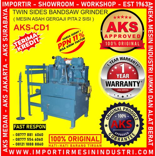 [EZM.3602563] Machine Asah Gergaji Pita 2sisi Twin Sides Bandasaw Grinder AKS - CD1