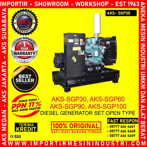 [EZM.3602596] MACHINE Genset Diesel Generator Set Open Type 32 Kw SGP30