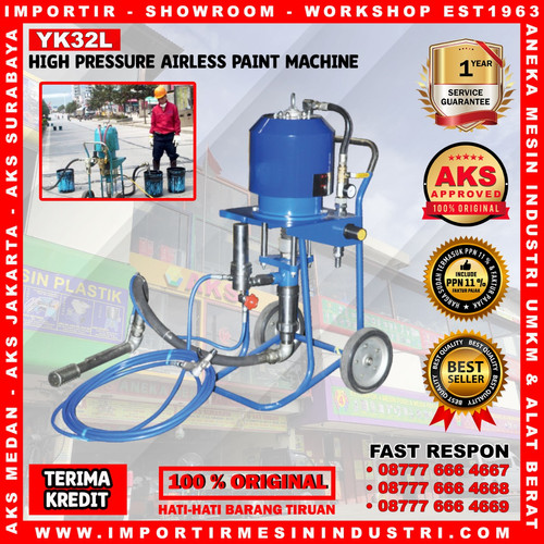 [EZM.3602627] YK32L Mesin Tekanan Udara Tinggi High Pressure Airless Paint Machine